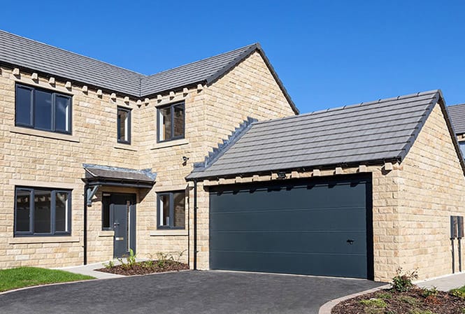 uPVC Garage door spraying